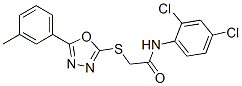 5349-83-7,N-(2,4-dichlorophenyl)-2-[[5-(3-methylphenyl)-1,3,4-oxadiazol-2-yl]sul fanyl]acetamide