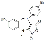 535920-92-4,7-BROMO-10-(4-BROMO-PHENYL)-4-METHYL-9,10-DIHYDRO-4H-2-OXA-4,10-DIAZA-BENZO[F]AZULENE-1,3-DIONE