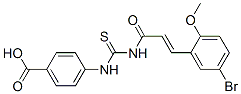 535936-56-2,4-[[[[3-(5-BROMO-2-METHOXYPHENYL)-1-OXO-2-PROPENYL]AMINO]THIOXOMETHYL]AMINO]-BENZOIC ACID
