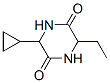 535937-06-5,2,5-Piperazinedione,3-cyclopropyl-6-ethyl-(9CI)