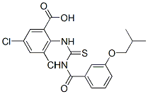 535943-21-6,3,5-DICHLORO-2-[[[[3-(2-METHYLPROPOXY)BENZOYL]AMINO]THIOXOMETHYL]AMINO]-BENZOIC ACID