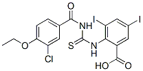 535944-56-0,2-[[[(3-CHLORO-4-ETHOXYBENZOYL)AMINO]THIOXOMETHYL]AMINO]-3,5-DIIODO-BENZOIC ACID
