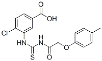 535945-48-3,4-CHLORO-3-[[[[(4-METHYLPHENOXY)ACETYL]AMINO]THIOXOMETHYL]AMINO]-BENZOIC ACID