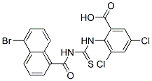 535946-48-6,2-[[[[(5-BROMO-1-NAPHTHALENYL)CARBONYL]AMINO]THIOXOMETHYL]AMINO]-3,5-DICHLORO-BENZOIC ACID