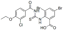 535946-63-5,3,5-DIBROMO-2-[[[(3-CHLORO-4-ETHOXYBENZOYL)AMINO]THIOXOMETHYL]AMINO]-BENZOIC ACID
