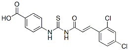 535946-86-2,4-[[[[3-(2,4-DICHLOROPHENYL)-1-OXO-2-PROPENYL]AMINO]THIOXOMETHYL]AMINO]-BENZOIC ACID