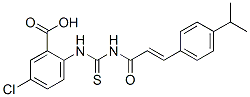 535948-63-1,5-CHLORO-2-[[[[3-[4-(1-METHYLETHYL)PHENYL]-1-OXO-2-PROPENYL]AMINO]THIOXOMETHYL]AMINO]-BENZOIC ACID