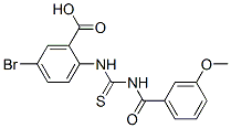 535953-76-5,5-BROMO-2-[[[(3-METHOXYBENZOYL)AMINO]THIOXOMETHYL]AMINO]-BENZOIC ACID