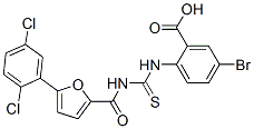 535954-47-3,5-BROMO-2-[[[[[5-(2,5-DICHLOROPHENYL)-2-FURANYL]CARBONYL]AMINO]THIOXOMETHYL]AMINO]-BENZOIC ACID