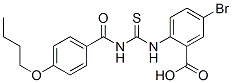 535955-16-9,5-BROMO-2-[[[(4-BUTOXYBENZOYL)AMINO]THIOXOMETHYL]AMINO]-BENZOIC ACID