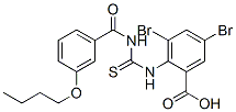 535955-20-5,3,5-DIBROMO-2-[[[(3-BUTOXYBENZOYL)AMINO]THIOXOMETHYL]AMINO]-BENZOIC ACID