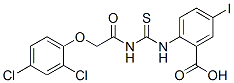 535955-51-2,2-[[[[(2,4-DICHLOROPHENOXY)ACETYL]AMINO]THIOXOMETHYL]AMINO]-5-IODO-BENZOIC ACID