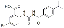 535955-81-8,5-BROMO-2-[[[[4-(1-METHYLETHYL)BENZOYL]AMINO]THIOXOMETHYL]AMINO]-BENZOIC ACID