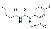 535957-50-7,5-IODO-2-[[[(1-OXOHEXYL)AMINO]THIOXOMETHYL]AMINO]-BENZOIC ACID