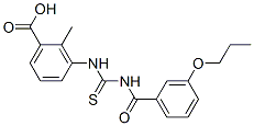 535962-47-1,2-METHYL-3-[[[(3-PROPOXYBENZOYL)AMINO]THIOXOMETHYL]AMINO]-BENZOIC ACID