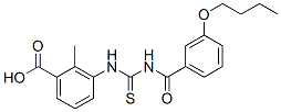 535963-12-3,3-[[[(3-BUTOXYBENZOYL)AMINO]THIOXOMETHYL]AMINO]-2-METHYL-BENZOIC ACID
