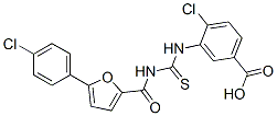 535963-50-9,4-CHLORO-3-[[[[[5-(4-CHLOROPHENYL)-2-FURANYL]CARBONYL]AMINO]THIOXOMETHYL]AMINO]-BENZOIC ACID