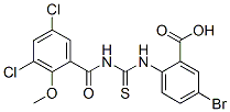 535976-40-0,5-BROMO-2-[[[(3,5-DICHLORO-2-METHOXYBENZOYL)AMINO]THIOXOMETHYL]AMINO]-BENZOIC ACID