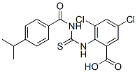 535976-81-9,3,5-DICHLORO-2-[[[[4-(1-METHYLETHYL)BENZOYL]AMINO]THIOXOMETHYL]AMINO]-BENZOIC ACID