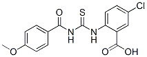 535977-19-6,5-CHLORO-2-[[[(4-METHOXYBENZOYL)AMINO]THIOXOMETHYL]AMINO]-BENZOIC ACID