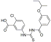 535977-92-5,2-CHLORO-5-[[[[3-(1-METHYLPROPOXY)BENZOYL]AMINO]THIOXOMETHYL]AMINO]-BENZOIC ACID