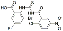 535978-08-6,3,5-DIBROMO-2-[[[(2-CHLORO-5-NITROBENZOYL)AMINO]THIOXOMETHYL]AMINO]-BENZOIC ACID