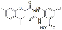 535978-52-0,BENZOIC ACID, 3,5-DICHLORO-2-[[[[[5-METHYL-2-(1-METHYLETHYL)PHENOXY]ACETYL]AMINO]THIOXOMETHYL]AMINO]