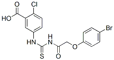 535979-60-3,5-[[[[(4-BROMOPHENOXY)ACETYL]AMINO]THIOXOMETHYL]AMINO]-2-CHLORO-BENZOIC ACID