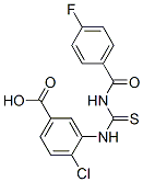 535979-90-9,4-CHLORO-3-[[[(4-FLUOROBENZOYL)AMINO]THIOXOMETHYL]AMINO]-BENZOIC ACID