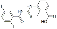 535980-17-7,3-[[[(2,5-DIIODOBENZOYL)AMINO]THIOXOMETHYL]AMINO]-2-METHYL-BENZOIC ACID
