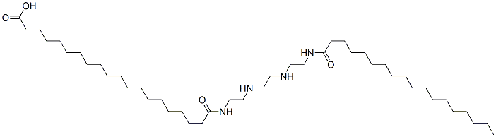 53620-55-6,N,N'-[ethylenebis(iminoethylene)]distearamide monoacetate