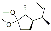 536737-46-9,Cyclopentane, 1,1-dimethoxy-2-methyl-3-[(1R)-1-methyl-2-propenyl]-, (2R,3R)- (9CI)