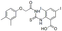 536977-65-8,2-[[[[(3,4-DIMETHYLPHENOXY)ACETYL]AMINO]THIOXOMETHYL]AMINO]-3,5-DIIODO-BENZOIC ACID