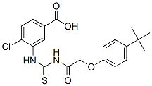 536977-88-5,4-CHLORO-3-[[[[[4-(1,1-DIMETHYLETHYL)PHENOXY]ACETYL]AMINO]THIOXOMETHYL]AMINO]-BENZOIC ACID
