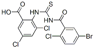 536978-42-4,2-[[[(5-BROMO-2-CHLOROBENZOYL)AMINO]THIOXOMETHYL]AMINO]-3,5-DICHLORO-BENZOIC ACID