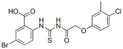 536983-21-8,5-BROMO-2-[[[[(4-CHLORO-3-METHYLPHENOXY)ACETYL]AMINO]THIOXOMETHYL]AMINO]-BENZOIC ACID