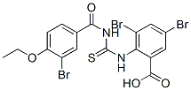 536986-83-1,3,5-DIBROMO-2-[[[(3-BROMO-4-ETHOXYBENZOYL)AMINO]THIOXOMETHYL]AMINO]-BENZOIC ACID