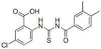 536987-28-7,5-CHLORO-2-[[[(3,4-DIMETHYLBENZOYL)AMINO]THIOXOMETHYL]AMINO]-BENZOIC ACID