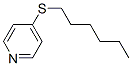 53708-26-2,Pyridine, 4-(hexylthio)- (9CI)