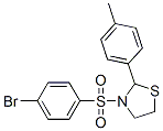 537677-99-9,Thiazolidine, 3-[(4-bromophenyl)sulfonyl]-2-(4-methylphenyl)- (9CI)
