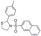 537678-06-1,Thiazolidine, 2-(4-methylphenyl)-3-(2-naphthalenylsulfonyl)- (9CI)