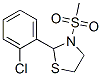 537678-33-4,Thiazolidine, 2-(2-chlorophenyl)-3-(methylsulfonyl)- (9CI)