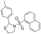 537678-34-5,Thiazolidine, 2-(4-methylphenyl)-3-(1-naphthalenylsulfonyl)- (9CI)