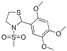 537678-36-7,Thiazolidine, 3-(methylsulfonyl)-2-(2,4,5-trimethoxyphenyl)- (9CI)