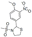 537678-40-3,Thiazolidine, 2-(4-methoxy-3-nitrophenyl)-3-(methylsulfonyl)- (9CI)