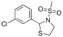 537678-43-6,Thiazolidine, 2-(3-chlorophenyl)-3-(methylsulfonyl)- (9CI)