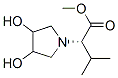 538372-71-3,1-Pyrrolidineacetic acid, 3,4-dihydroxy-alpha-(1-methylethyl)-, methyl ester, (alphaS)- (9CI)