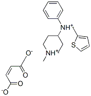 53892-20-9,1-methyl-4-[phenyl(thien-2-ylmethyl)ammonio]piperidinium maleate