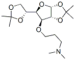 53914-14-0,1,2:5,6-DI-O-ISOPROPYLIDENE-3-O-(3-DIMETHYLAMINOPROPYL)-ALPHA-D-GLUCOFURANOSE