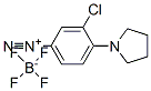53934-41-1,3-chloro-4-(1-pyrrolidinyl)benzenediazonium tetrafluoroborate